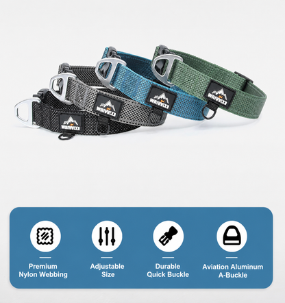 lightweight reflective dog collar features