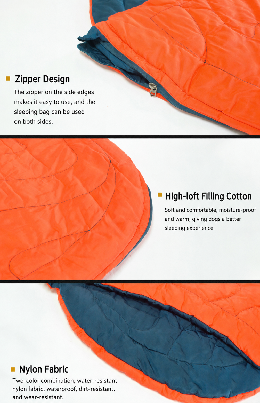 insulated waterproof dog sleeping bag