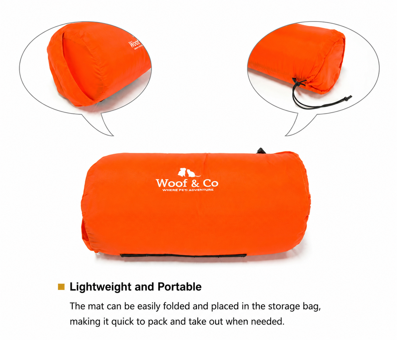 packable waterproof dog sleeping bag