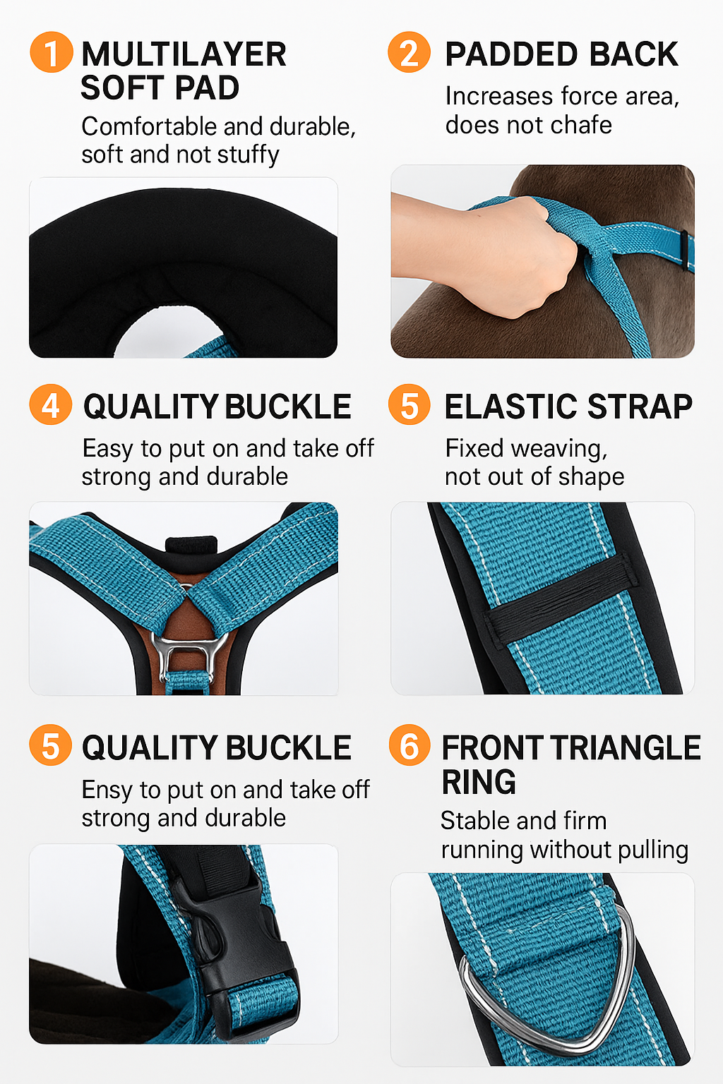 Features of a dog harness