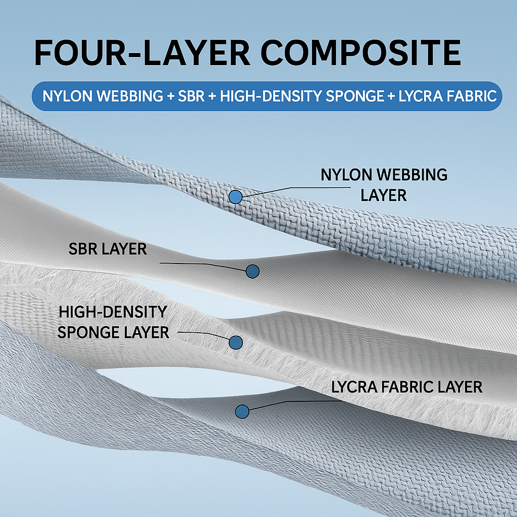 Diagram of a four-layer composite material