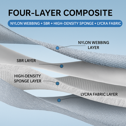 Diagram of a four-layer composite material