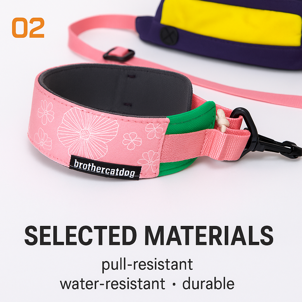 pull resistant water-resistant and durable dog collar