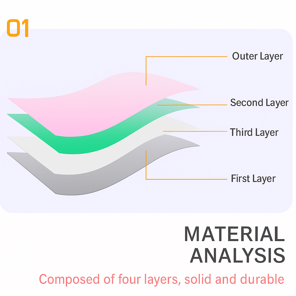multi layer nylon dog collar construction