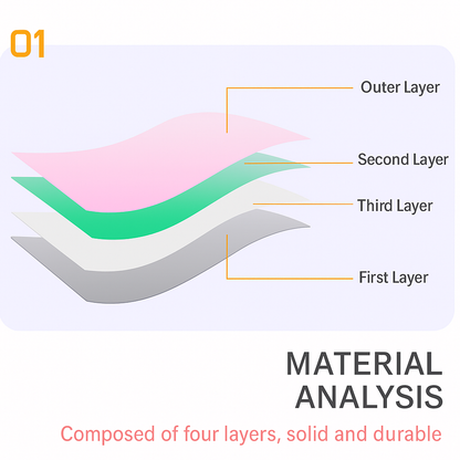 multi layer nylon dog collar construction