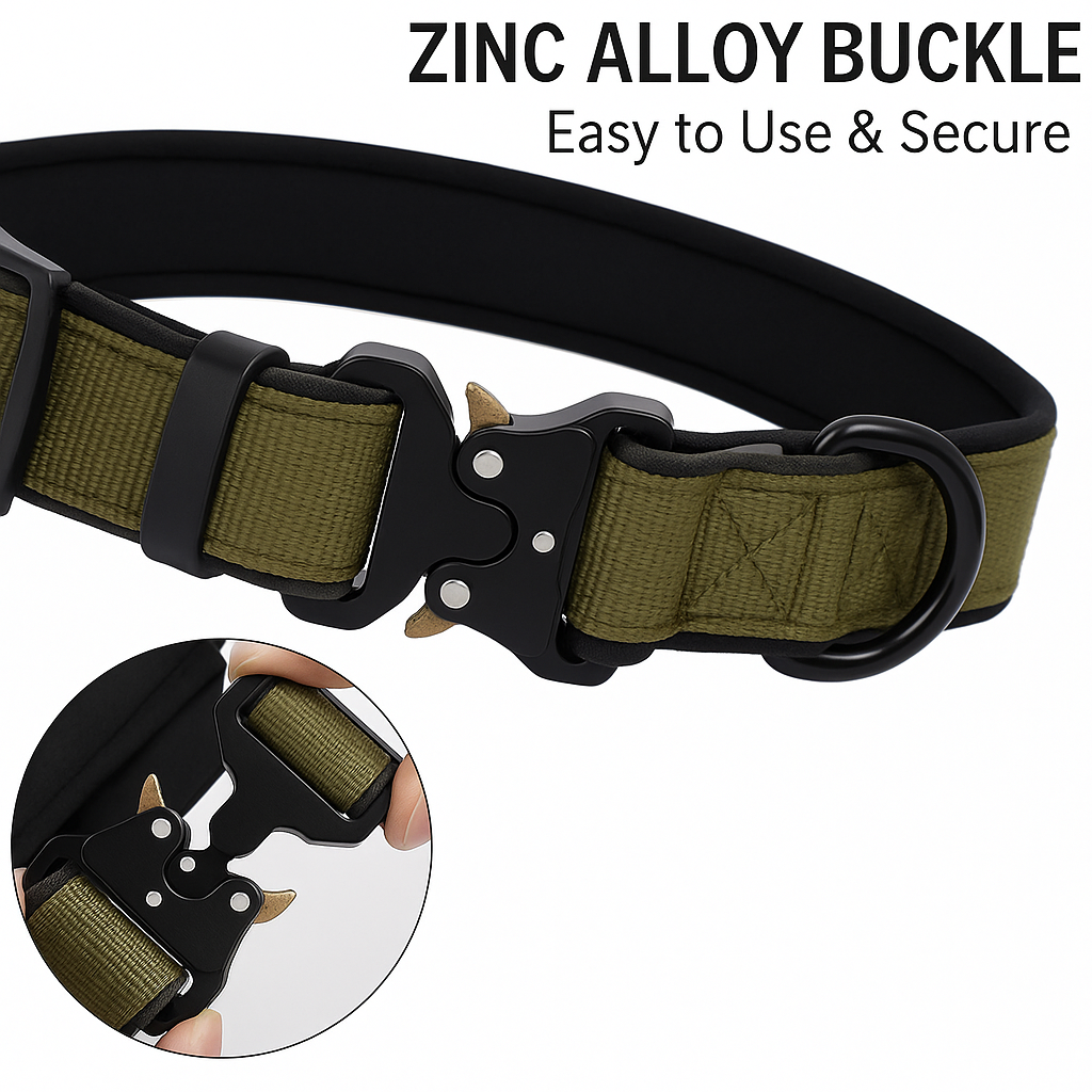 zinc alloy buckle dog collar