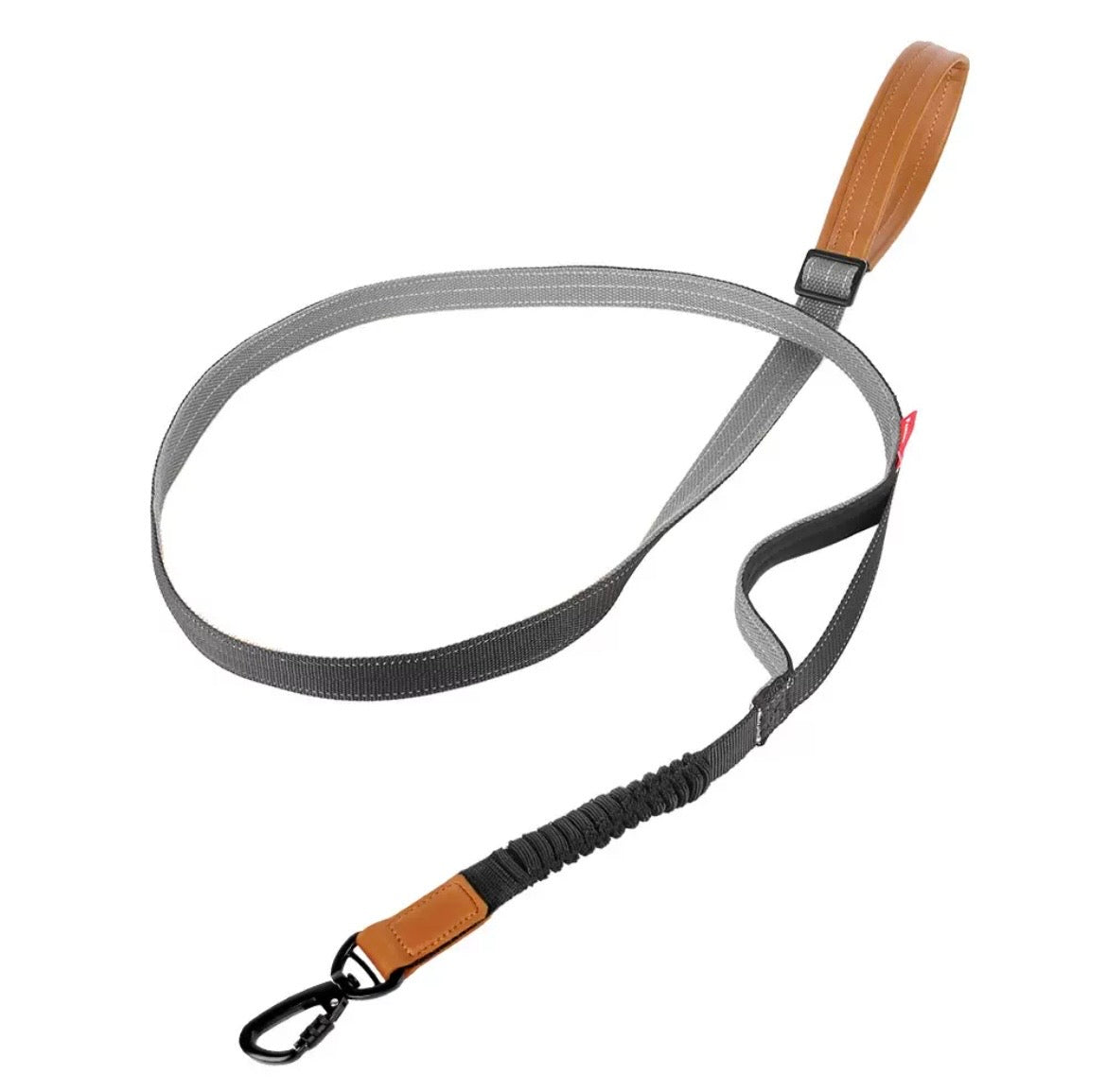 grey crossbody dog leash for outdoor adventures