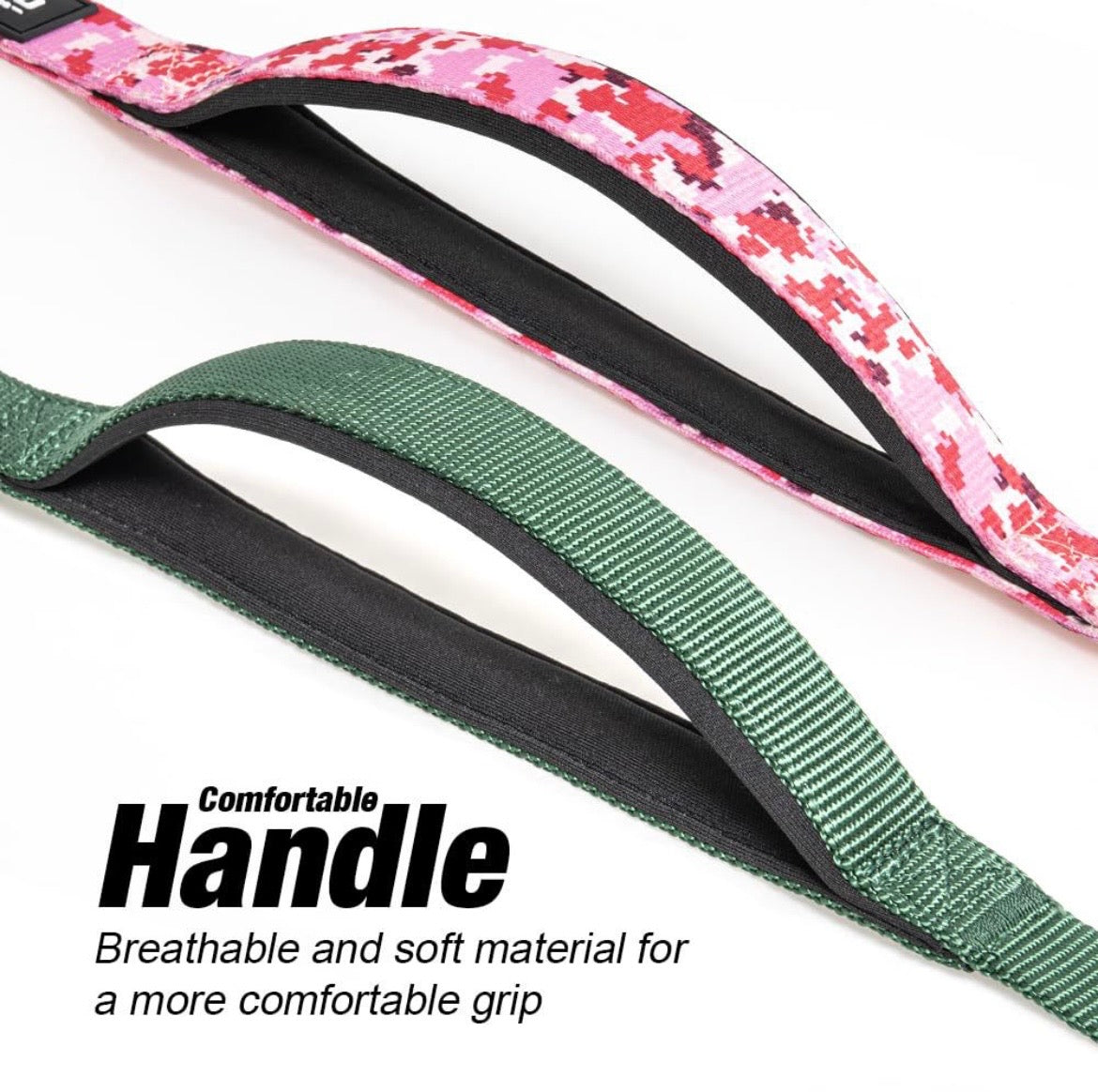 comfortable handle with breathable and soft material dog leash