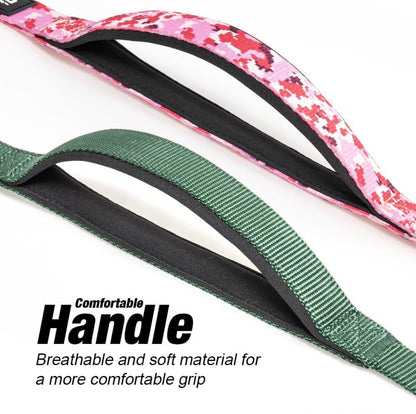 comfortable handle with breathable and soft material dog leash